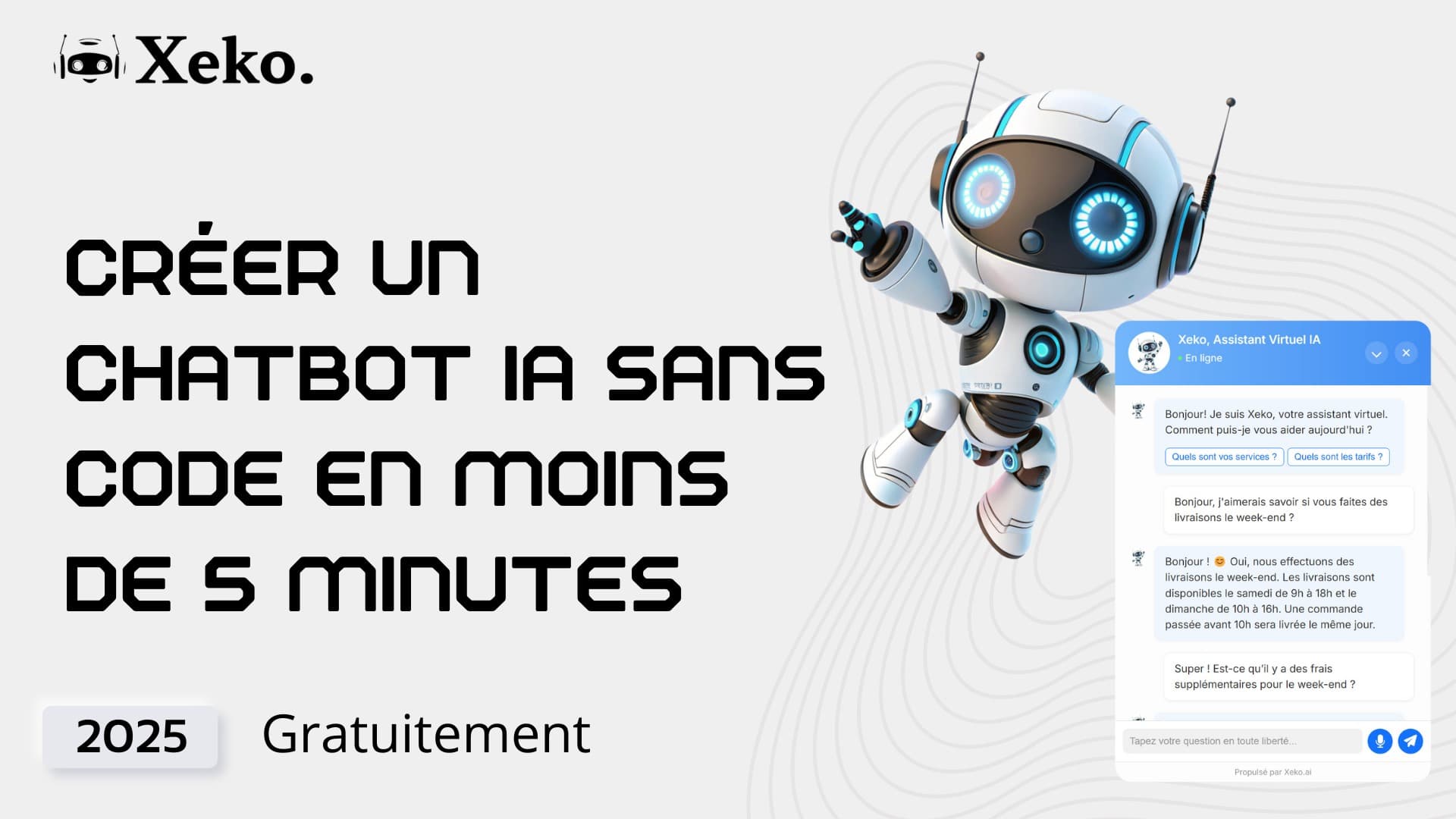 Créer un chatbot IA sans code en moins de 5 minutes avec Xeko : guide pratique